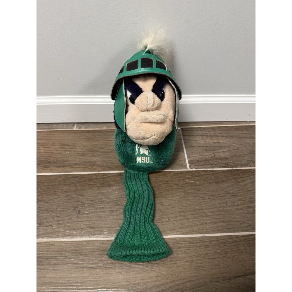 Vtg  MSU Michigan State University Spartans Mascot Golf Head Cover